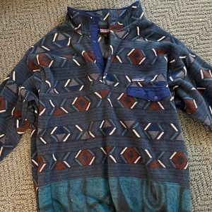 Men's Patagonia Fleece Quarter Zip fleece size large!